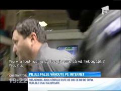 Au făcut avere după ce au vândut pilule false pe Internet