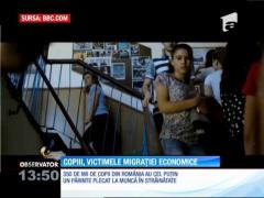 350 de mii de copii din România au cel puțin un părinte plecat la muncă în străinătate
