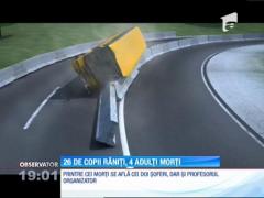 Momentul accidentului de microbuz de la Braşov