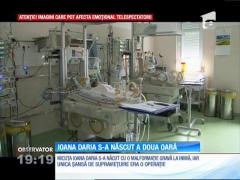 Ioana Daria s-a născut a doua oară