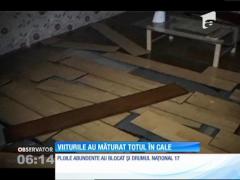 Viiturile au măturat tot în calea lor în mai multe oraşe din ţară. O copilă de doar doi ani a murit strivită de un copac