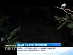 Doi tineri au fost la un pas să fie luaţi de apele râului Bistriţa, după o plimbare cu barca