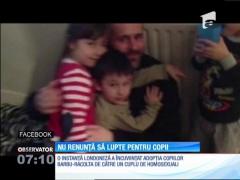 Florin Barbu a pierdut şi ultima şansă de a-şi recupera copiii. Tribunalul din Londra a decis ca cei mici să fie adoptaţi de un cuplu de homosexuali