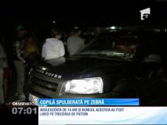 O fată de 14 ani a fost lovită mortal pe o trecere de pietoni din Caraş Severin