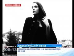 Tânăra care a căzut de la etajul 10 al unui bloc din Braşov se luptă în continuare pentru viaţa ei