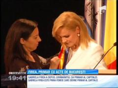Gabriela Firea este oficial primarul Capitalei