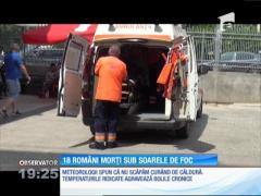Temperaturile caniculare au ucis 18 români