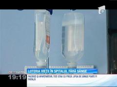 Criză de sânge la unul dintre cele mai mari spitale din România. Situaţia este fără precedent!