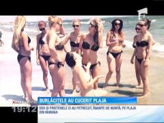 Burlăcițele au cucerit plaja din Mamaia