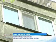 Prăbuşit în gol de la etajul patru, salvat de un copac