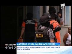 Asasinul antrenorului de box, adus la locul crimei