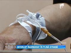 Interlop bătut în plină stradă