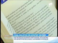 La Cluj, prima bibliotecă din aeroport din România
