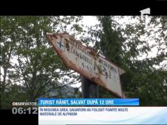 Un turist din Bucureşti, care a căzut într-o prăpastie în Munţii Bucegi, a fost salvat după 12 ore de chin