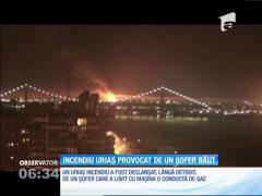 Un şofer băut a provocat o explozie devastatoare în statul american Michigan