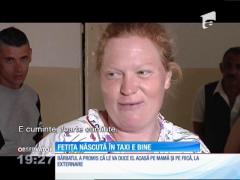 Fetiţa născută pe bancheta din spate a unui taxi este bine
