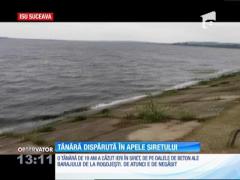 Tânără dispărută în apele Siretului