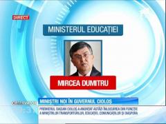 Schimbări radicale în Guvern. Dacian Cioloş schimbă patru miniştri: Adrian Curaj, Marius Bostan, Dan Stoenescu, Dan Costescu