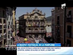 S-a dat startul curselor cu tauri de la Pamplona
