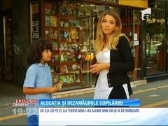 Copiii românilor trebuie să se descurce cu nici 3 lei pe zi. Atât le revine din alocaţia primită de la stat