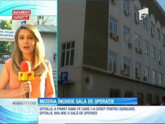 O sală de operaţii dintr-un spital bucureştean a fost închisă, din cauza mizeriei