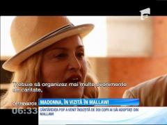 Madonna, în vizită la spitalul din Malawi, pe care fundaţia sa de caritate îl finanţează