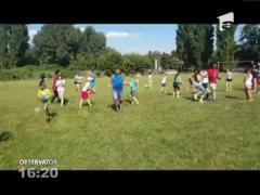 Bătaie cu apă la Galaţi în campusului studențesc