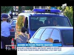 Autorul jafului armat de la banca din Bistriţa a fost prins după o intervenţie ca în filme