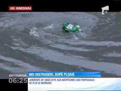 Cod portocaliu de ploi torenţiale şi inundaţii în jumătate din România.