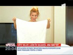 Special! După alegerea destinației de vacanță, împachetarea bagajelor reprezintă cea mai mare provocare pentru o femeie