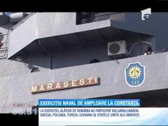 Exerciţiu naval de amploare la Constanţa