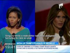 Soția lui Donald Trump o plagiază pe Michelle Obama