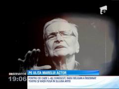 Radu Beligan: "Sunt băiat plecat de la țară"