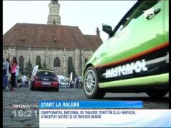Campionatul Naţional de Raliuri se organizează în Cluj-Napoca