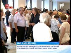 Radu Beligan va fi înmormântat pe Aleea Artiştilor, lângă Emil Hossu şi Ion Lucian