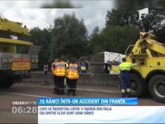 15 copii, răniți într-un accident din Franța