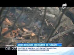 Un uriaş incendiu de vegetaţie face ravagii în apropiere de Los Angeles. Aproape 20.000 de oameni au fost evacuaţi