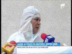 Carne alterată într-un abator din Codlea