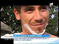 Un tânăr de 24 de ani s-a aruncat în faţă unei maşini, din dragoste