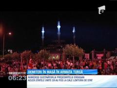 Demiteri în masă în armată turcă