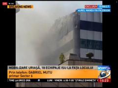 Incendiu violent în Piaţa Crângaşi