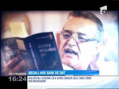 Gigi Becali e foc şi pară pe cei care nu cred în talentul său de scriitor