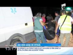 Doi veri şi-au pierdut viaţa în urma unui accident teribil petrecut pe un drum judeţean din Buzău