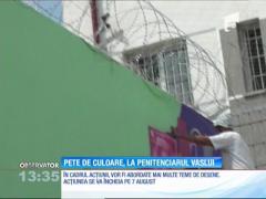 Graffiti pe zidurile Penitenciarului Vaslui