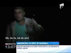 Administratorul unui magazin din Uricani a fost atacat cu o bâtă de baseball şi un cuţit
