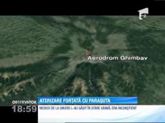Scene dramatice la Braşov! Un paraşutist este în comă după o aterizare forţată la Aeroclubul din Ghimbav, în plin antrenament