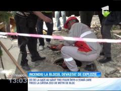Un incendiu a izbucnit în subsolul blocului devastat de o explozie, în Iaşi