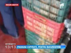 Produse expirate găsite într-un complex agroalimentar din Bucureşti