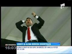 E oficial! Cristi Borcea şi Alina sunt în divorţ