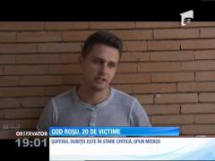 Cod roşu de intervenţie pe o şosea din Hunedoara! Un microbuz şi o dubiţă de marfă s-au izbit violent, iar 20 de oameni au fost răniţi